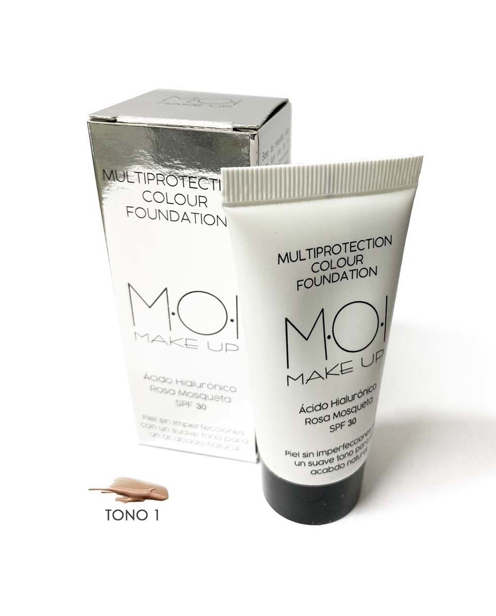 Imagen 0 de Maquillaje multi protection colour spf30 ac. hialurónico y rosa mosqueta tono 1
