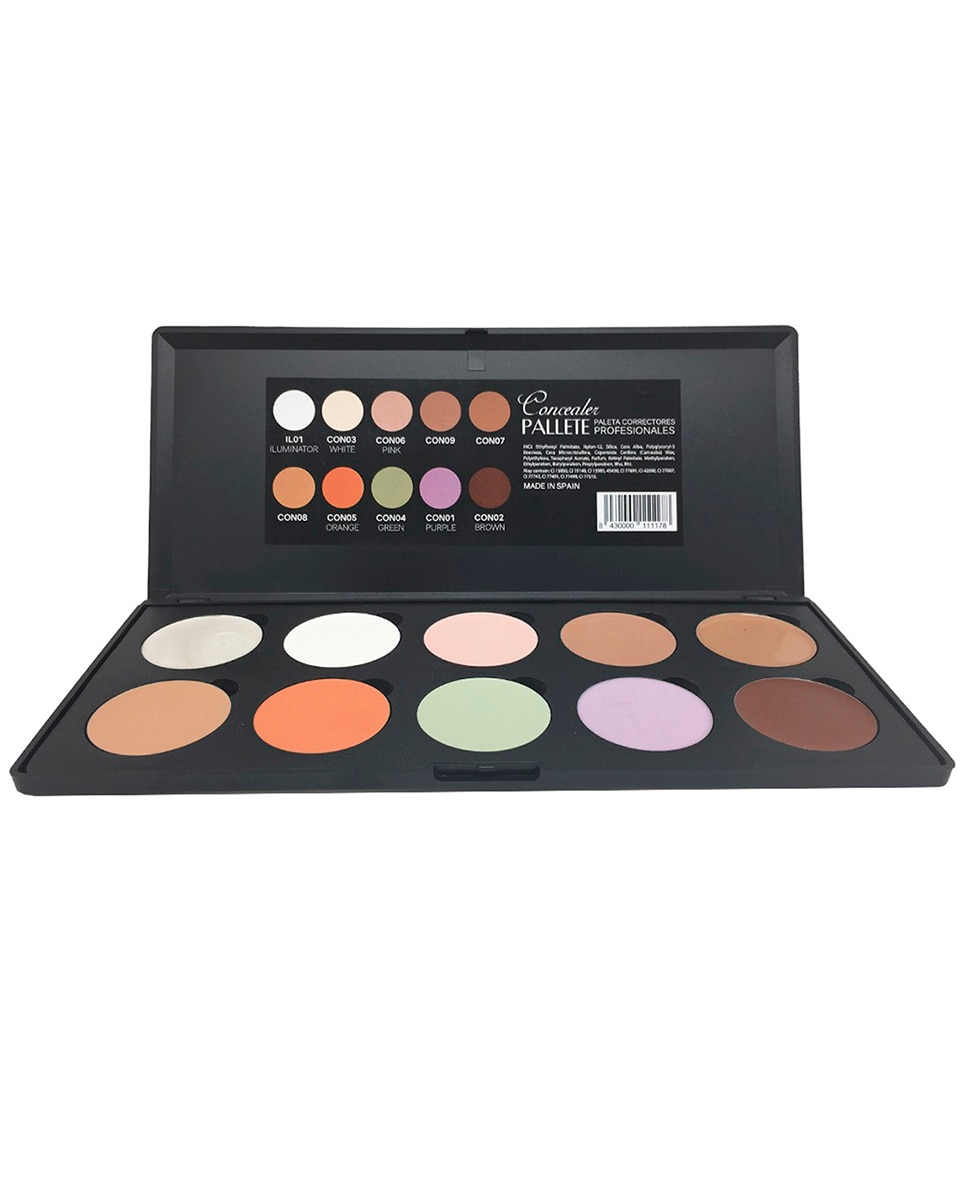 Imagen 0 de Paleta 10 Correctores concealer
