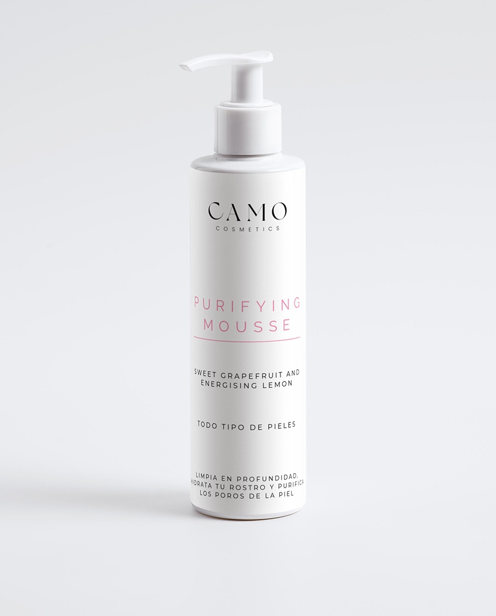 Imagen 0 de Purifying Mousse gel limpiador con ingredientes naturales CAMO COSMETICS 190ml