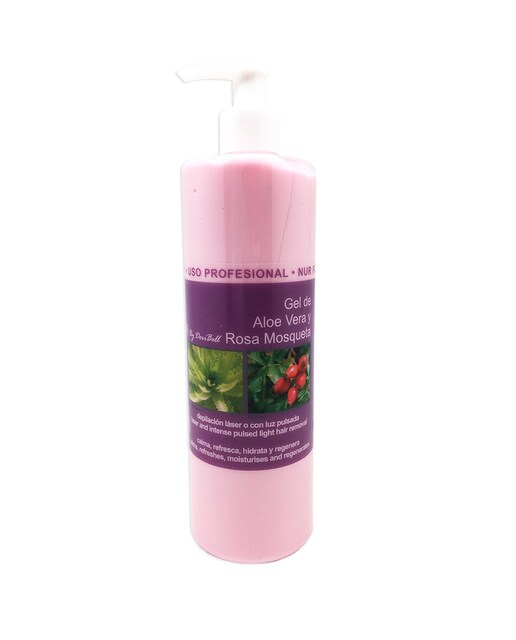 Gel aloe vera + rosa mosqueta 500 ml