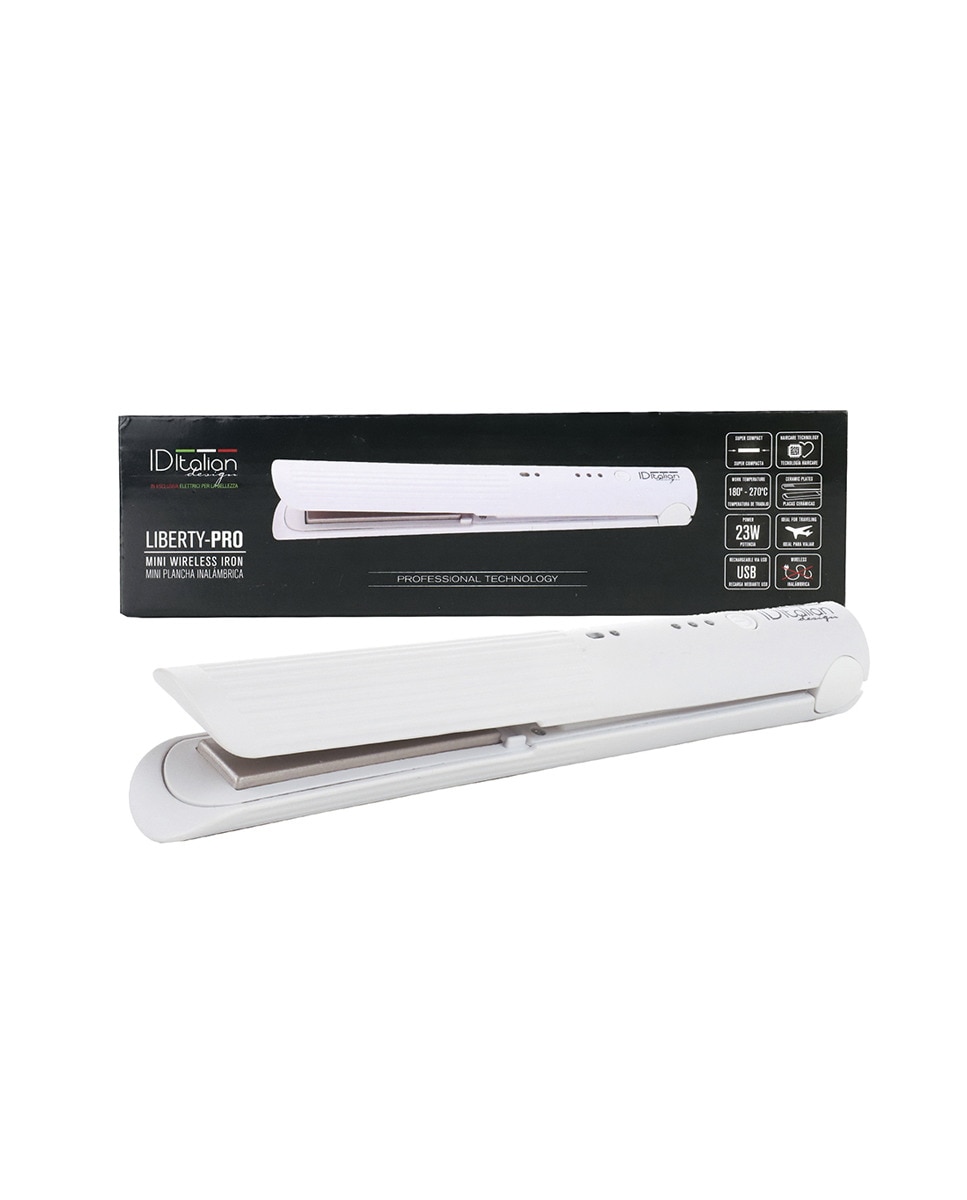 Imagen 0 de Mini plancha inalámbrica recargable liberty pro