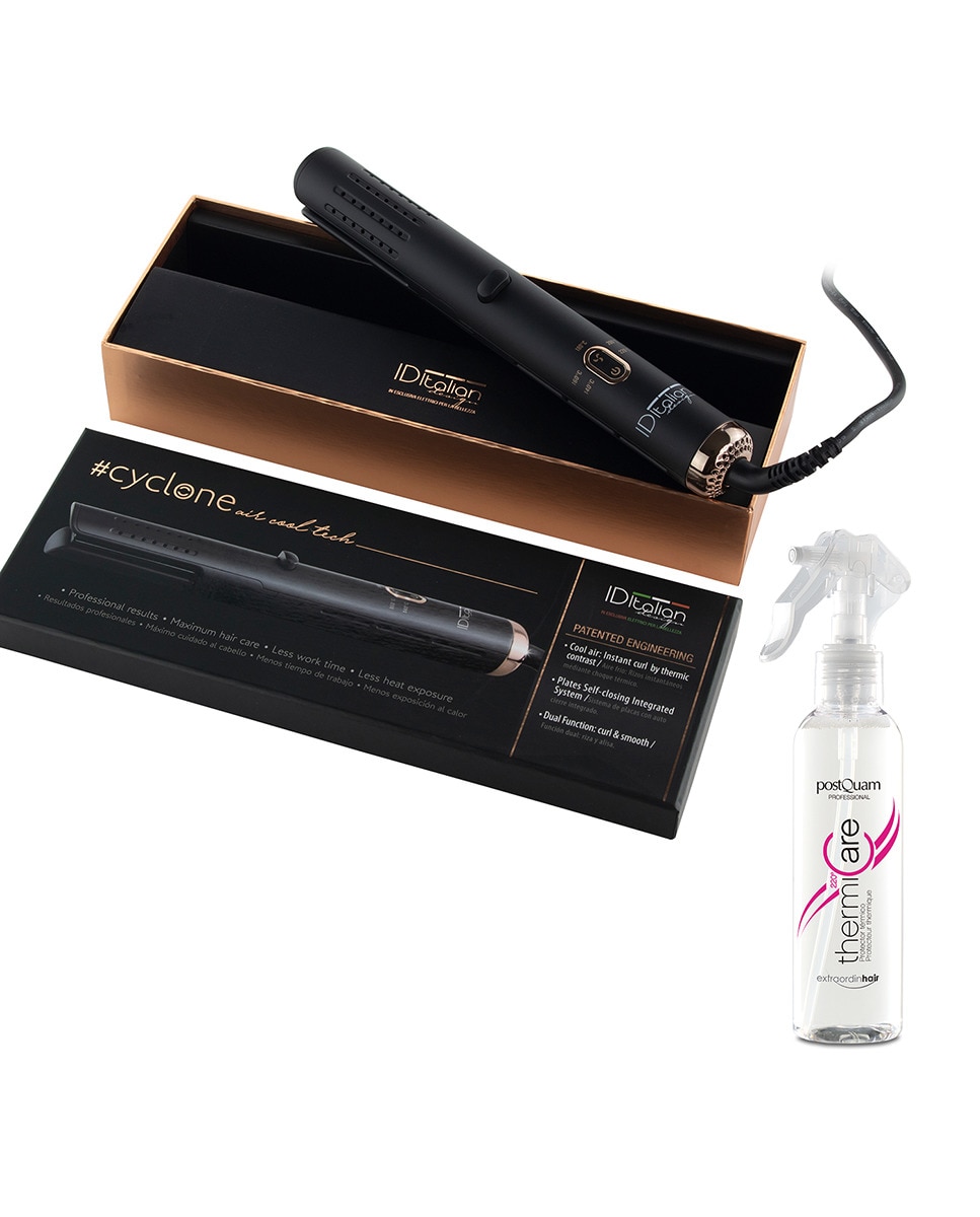 Imagen 0 de Pack plancha cyclone + protector térmico 150 ml de regalo