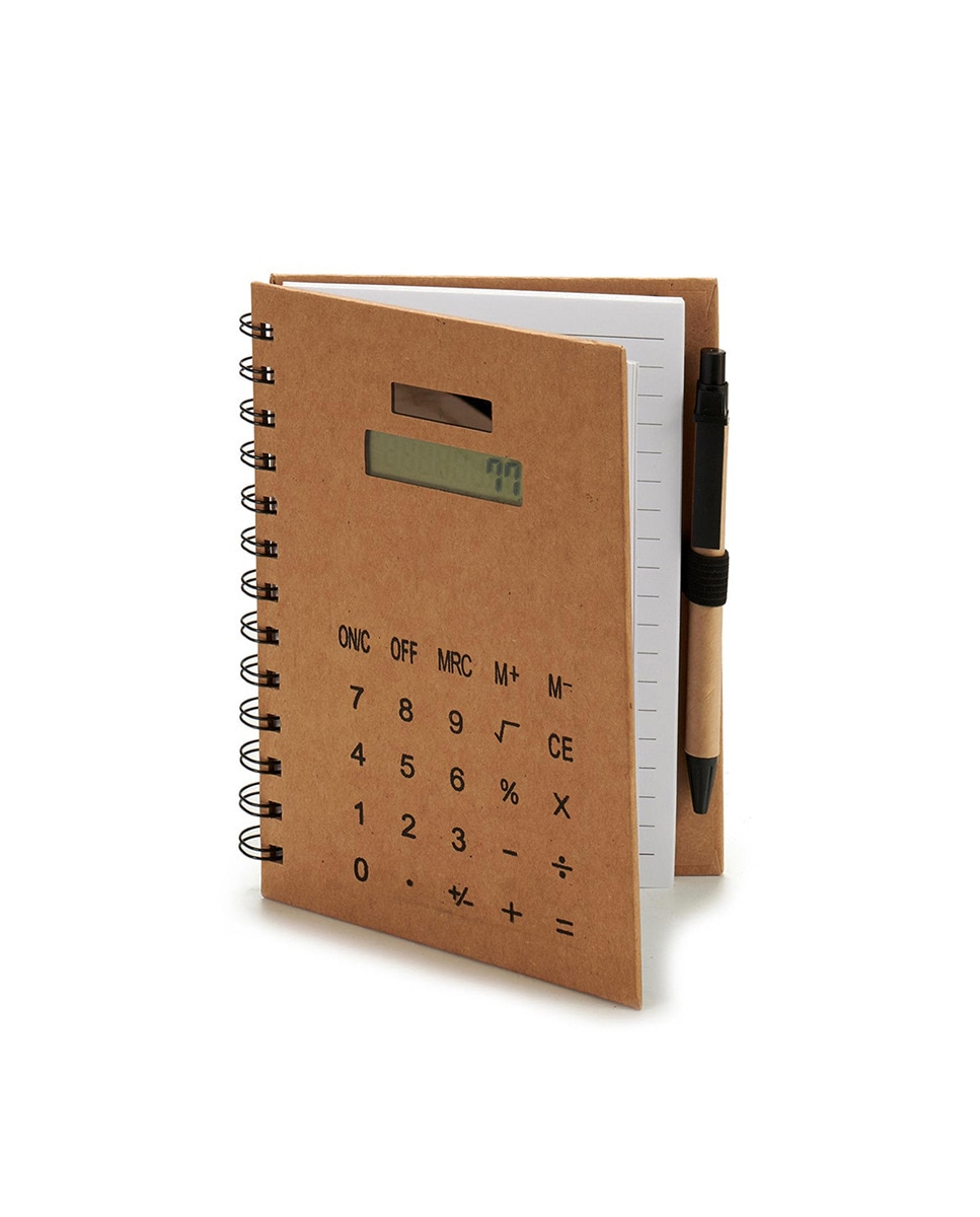 Imagen 0 de Cuaderno calculadora con bolígrafo 14 cm