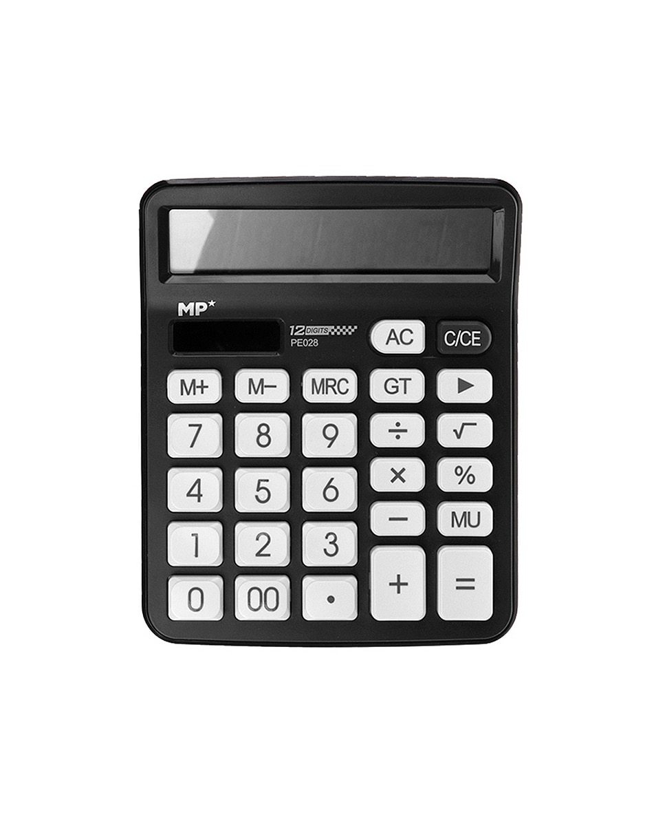 Imagen 0 de Calculadora Solar Y Pilas Negro