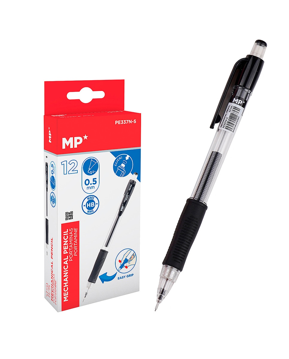 Imagen 0 de Pack 12 Undades Portaminas Agarre Fácil 0.5 Mm 12 Uds.