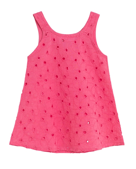 Imagen 0 de Vestido de bebé corto con detalles bordados