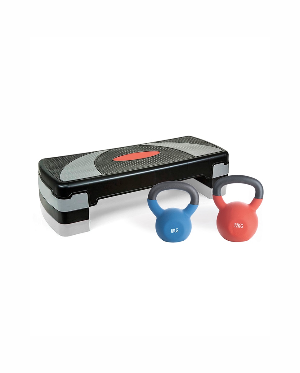 Imagen 0 de Pack step + pesas 8kg y 12 kg