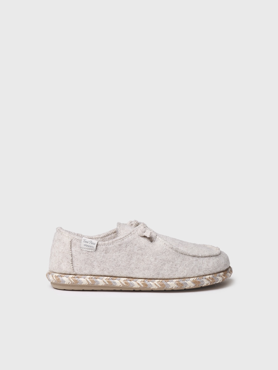 Imagen 0 de Slipper de mujer en fieltro liso