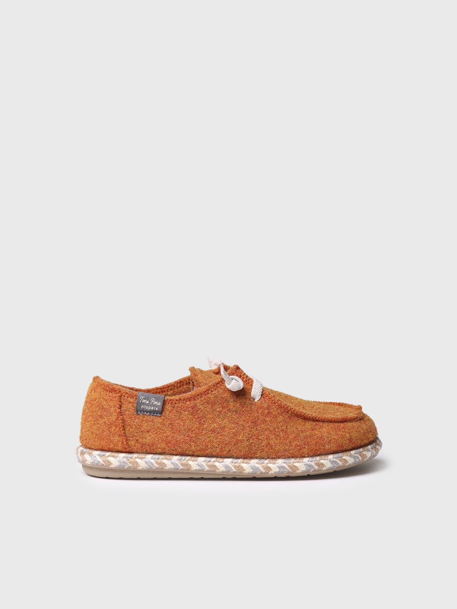 Imagen 0 de Slipper de mujer en fieltro liso