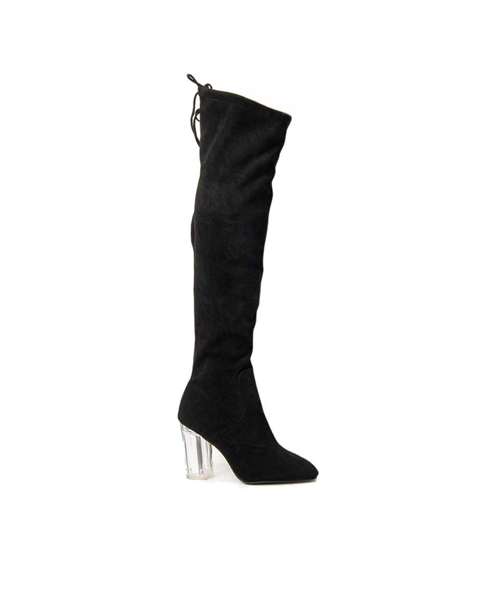 Imagen 0 de Bota tacón mujer piel vegana