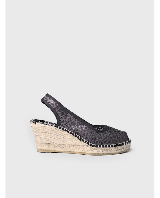 Imagen 0 de Alpargata de mujer peep toe con cuña