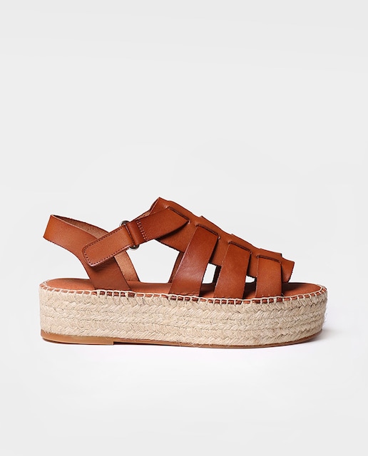 Imagen 0 de Sandalia de mujer de piel