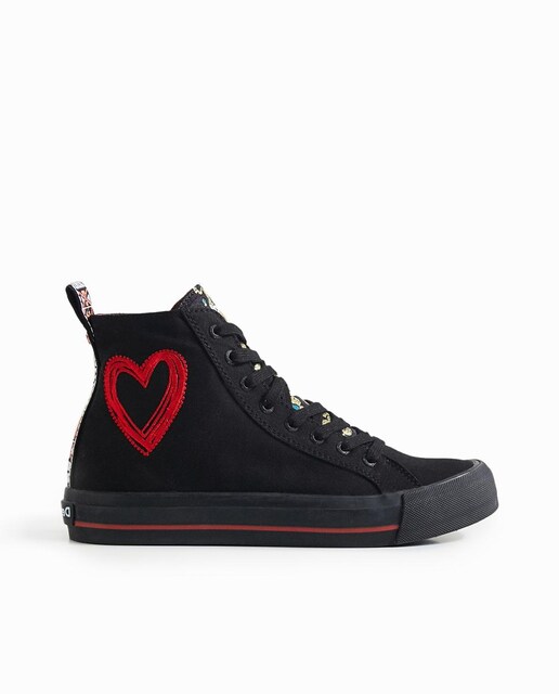 Imagen 0 de Sneakers caña alta bordado