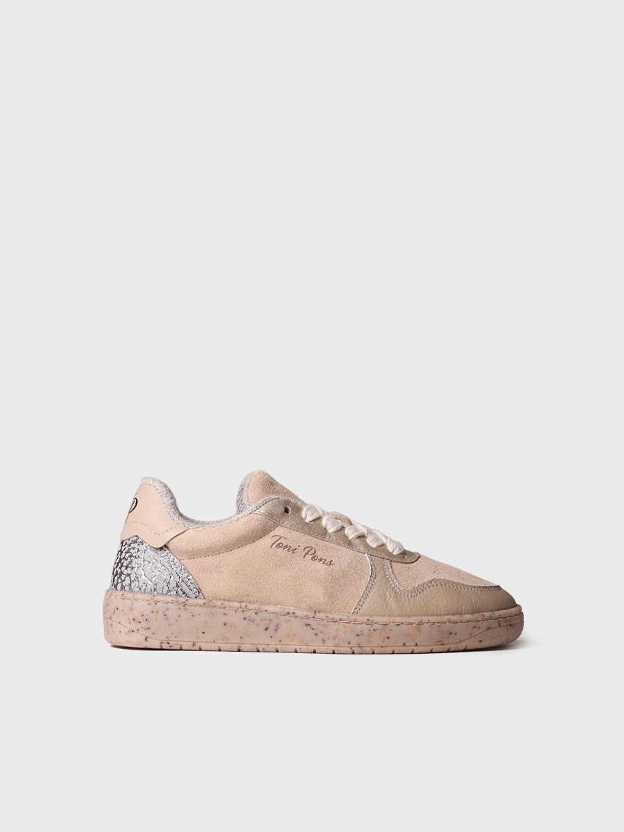 Imagen 0 de Sneaker para mujer de piel y tejido