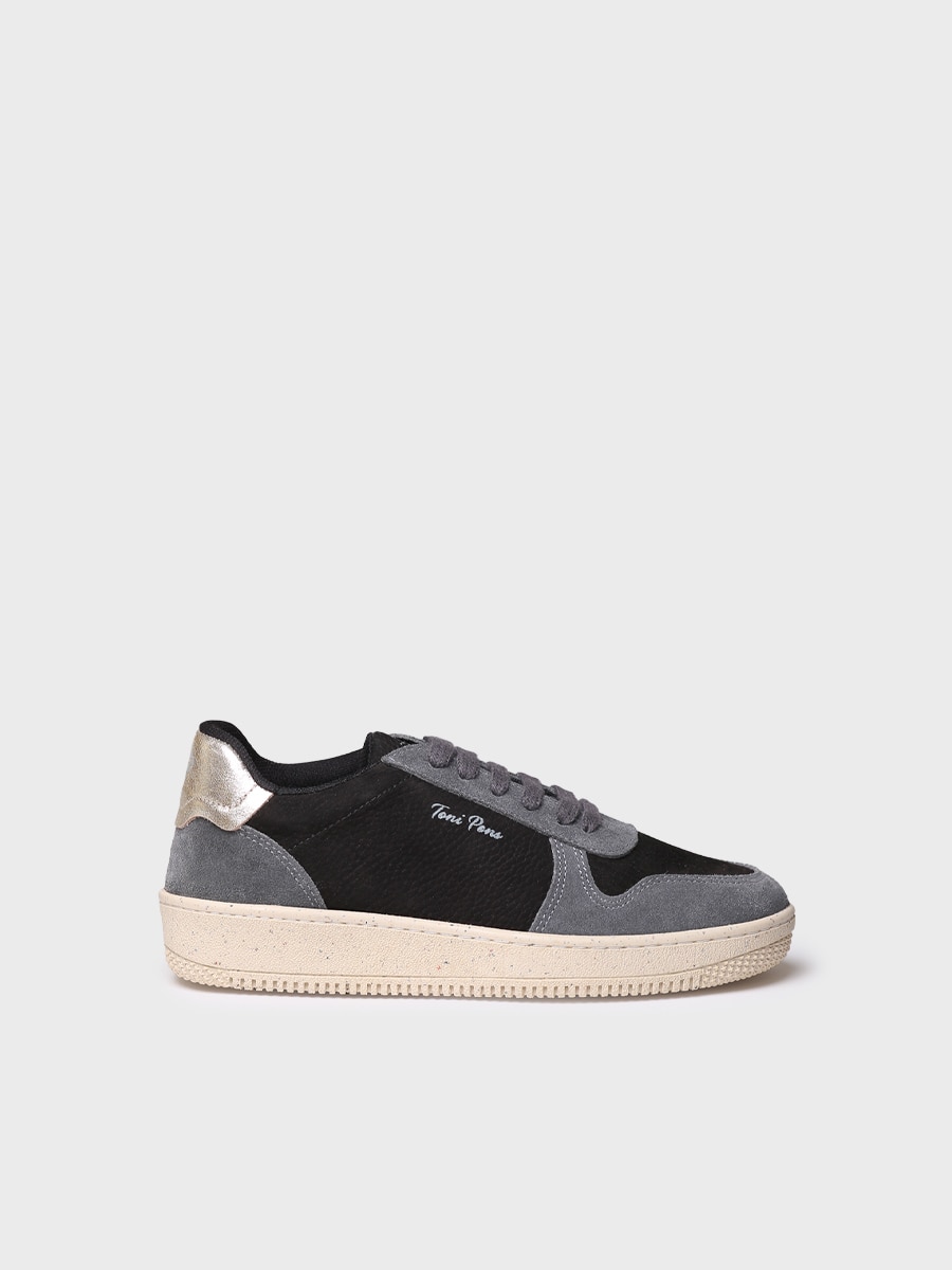 Imagen 0 de Sneaker para mujer de piel y tejido