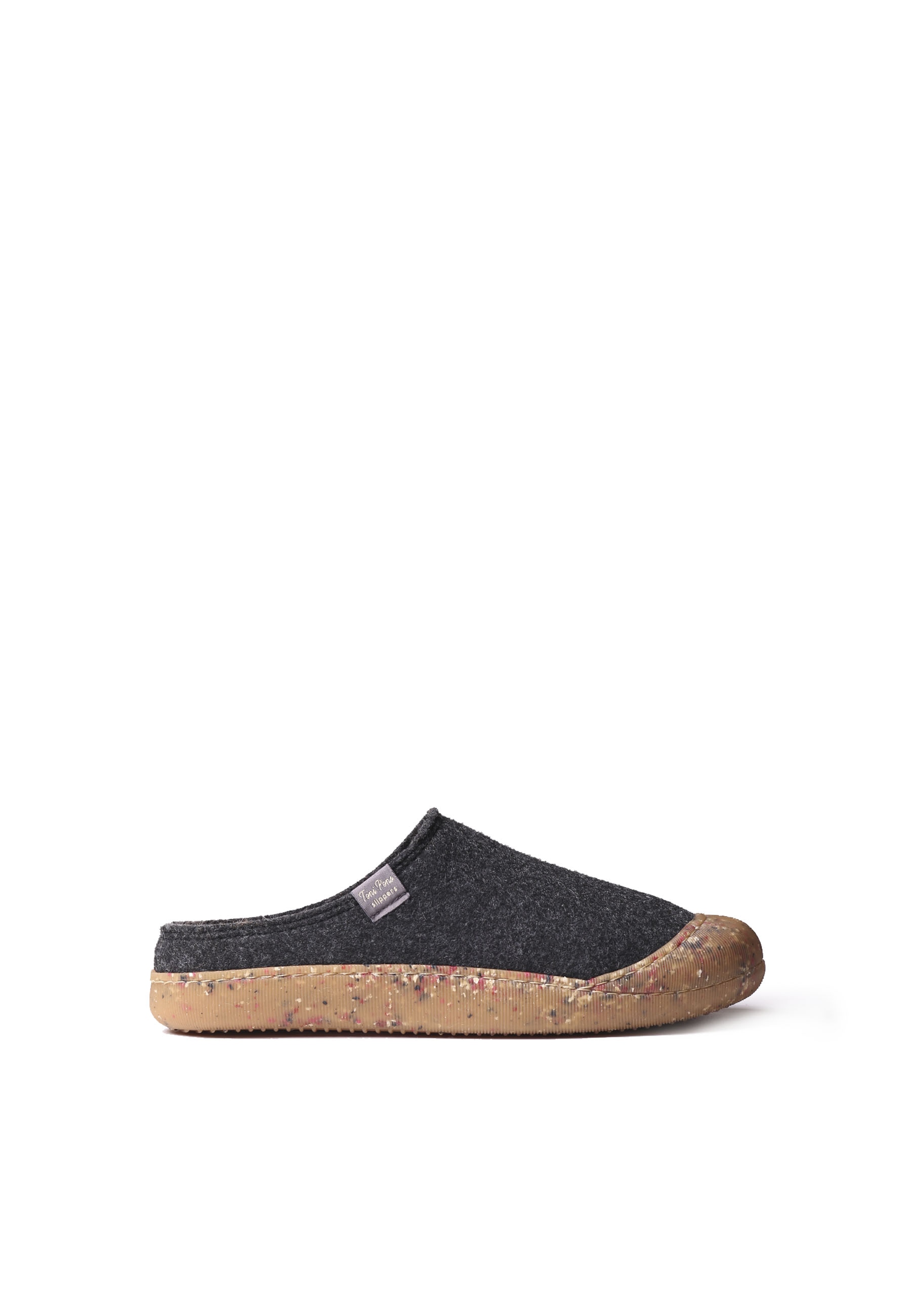 Imagen 0 de Slipper de caballero en fieltro y suela de goma