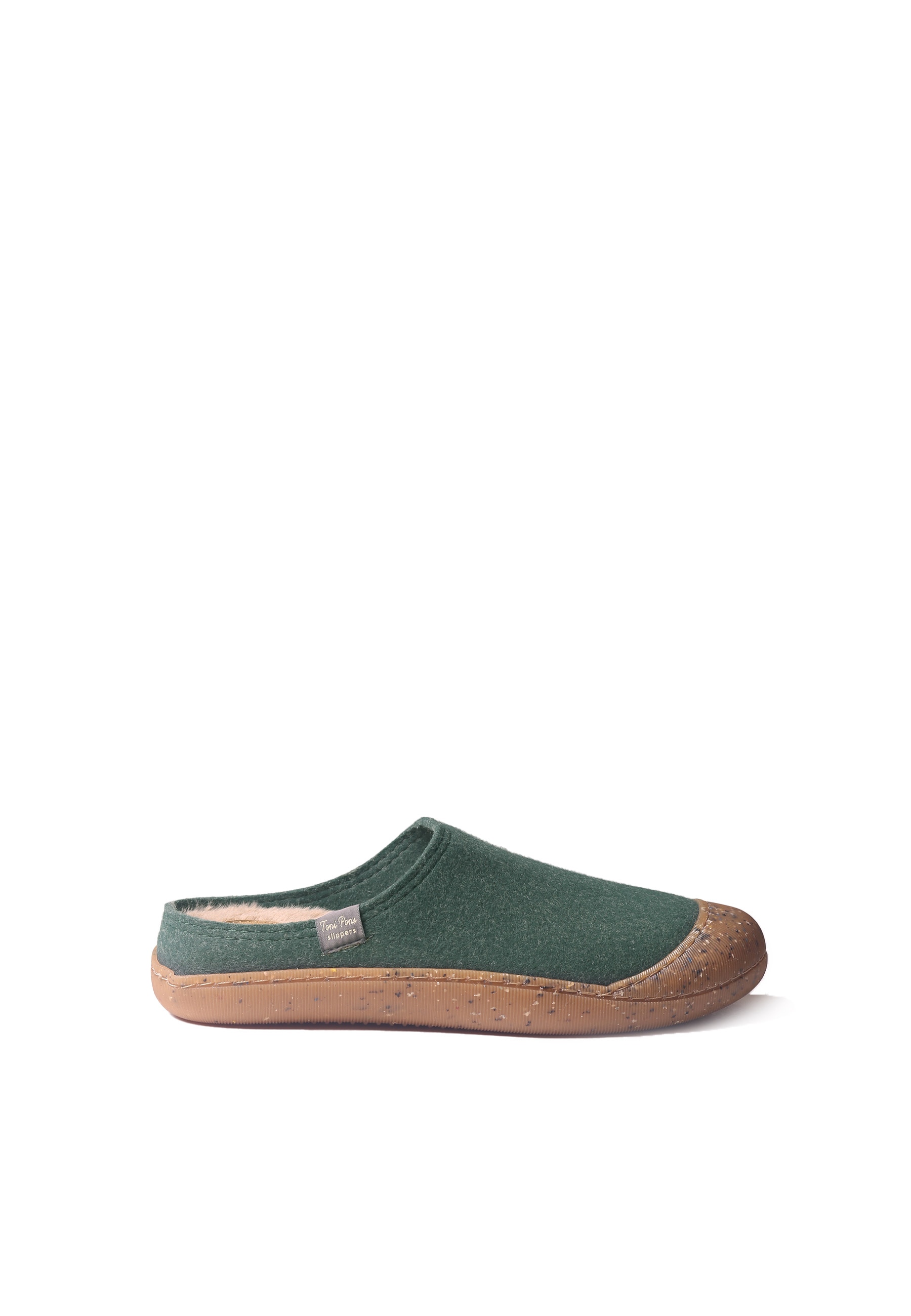 Imagen 0 de Slipper de caballero en fieltro y suela de goma