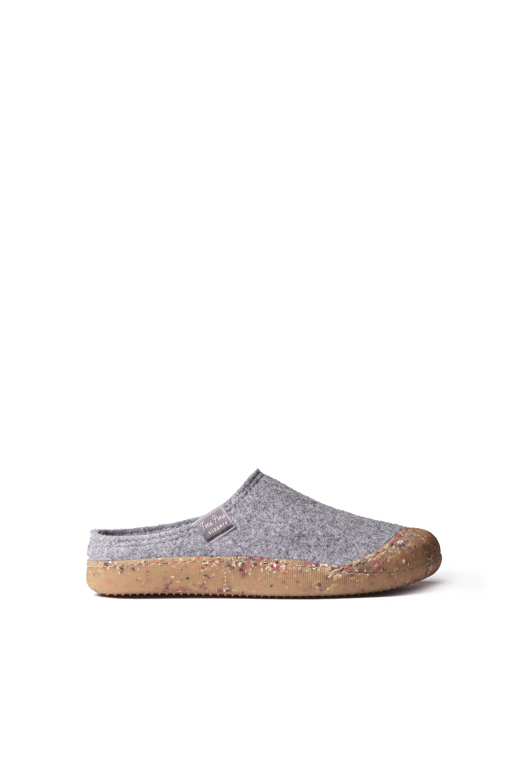 Imagen 0 de Slipper de caballero en fieltro y suela de goma