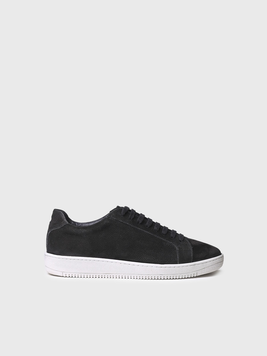 Imagen 0 de Sneaker para hombre de nobuk liso