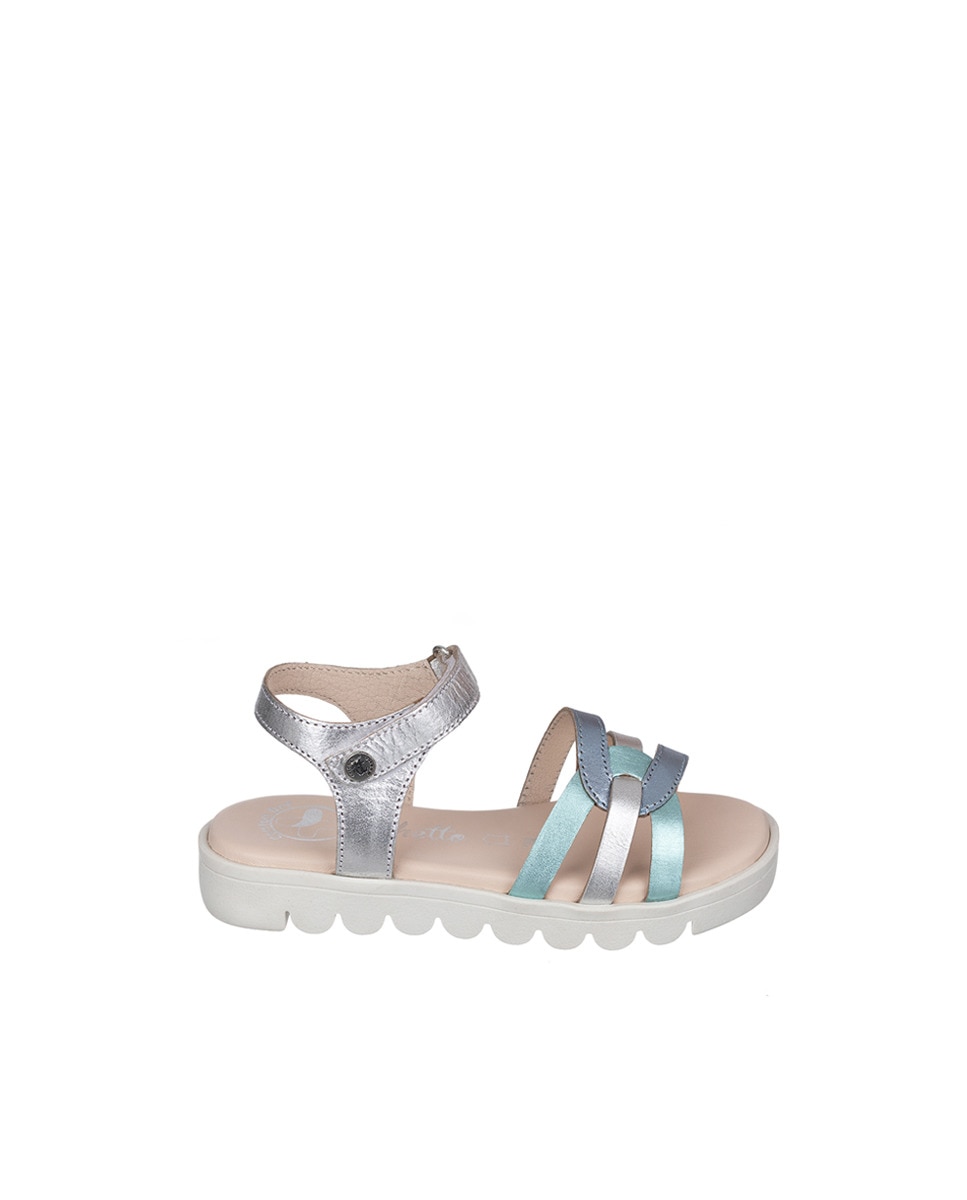 Imagen 0 de Sandalia toda en piel con suela hiper flexible.