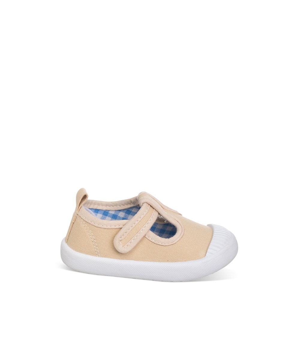 Imagen 0 de Lona beige con velcro, básica, versátil y cómoda