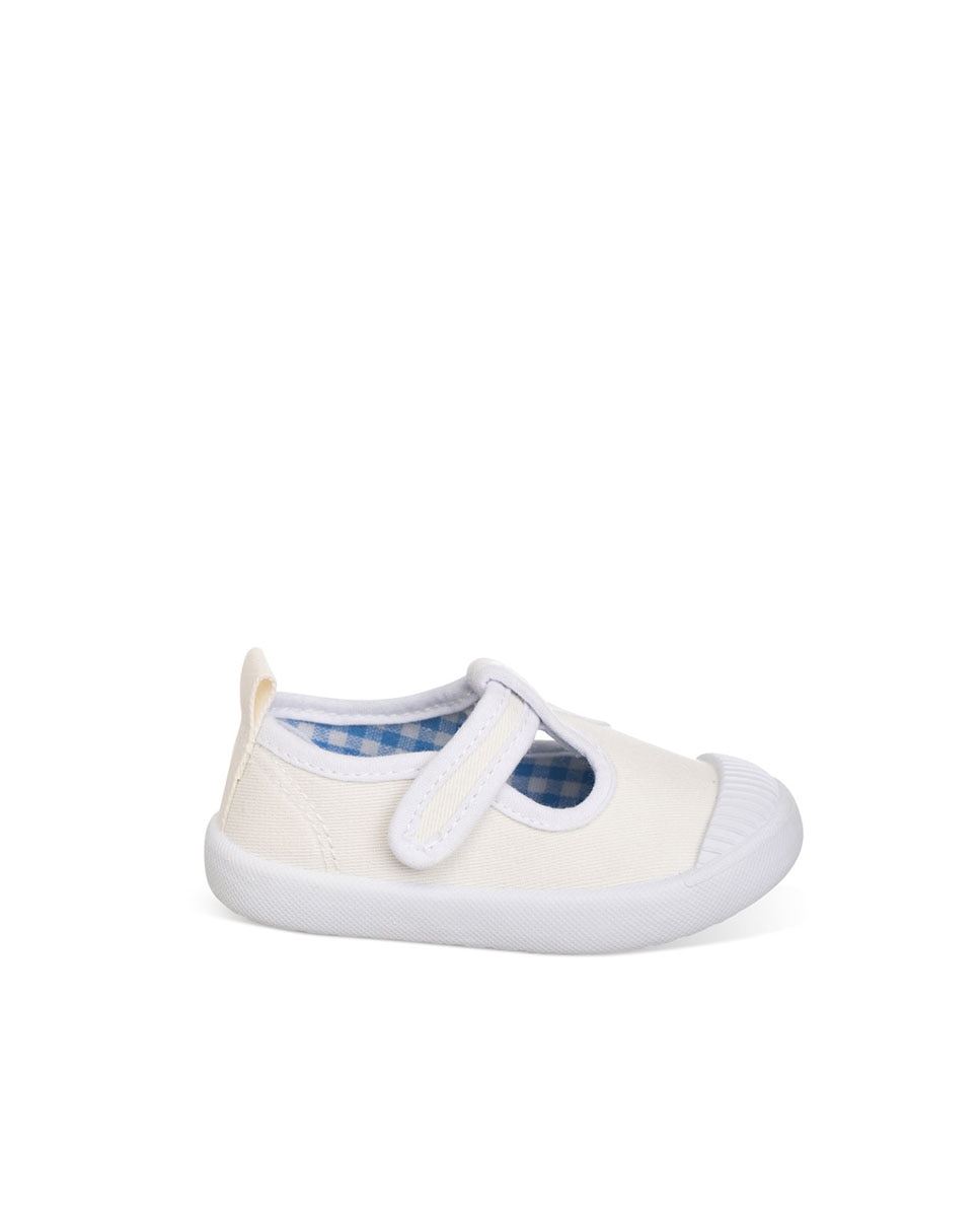 Imagen 0 de Lona blanca con velcro, básica, versátil y muy cómoda