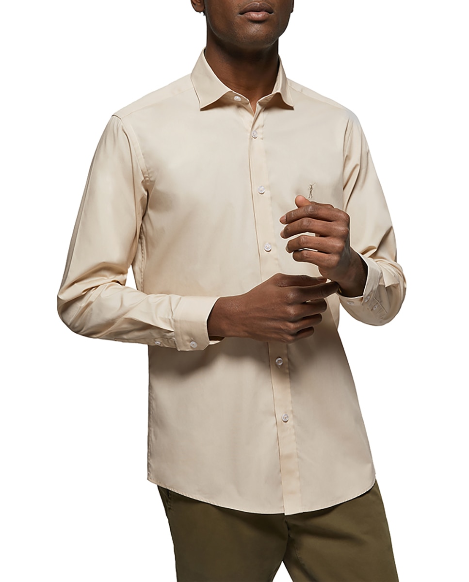 Imagen 0 de Camisa de manga larga de popelín