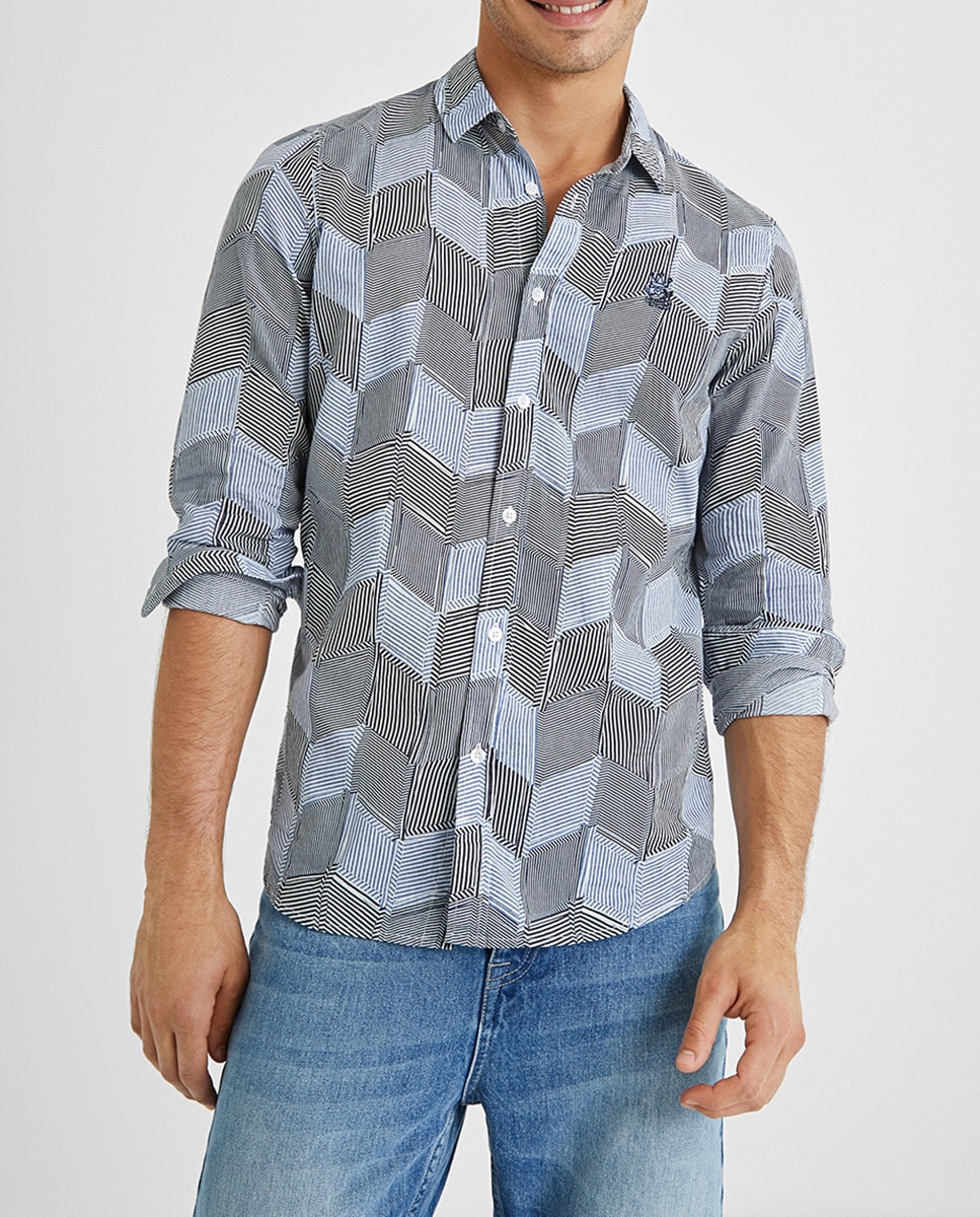 Imagen 0 de Camisa tejido manga larga