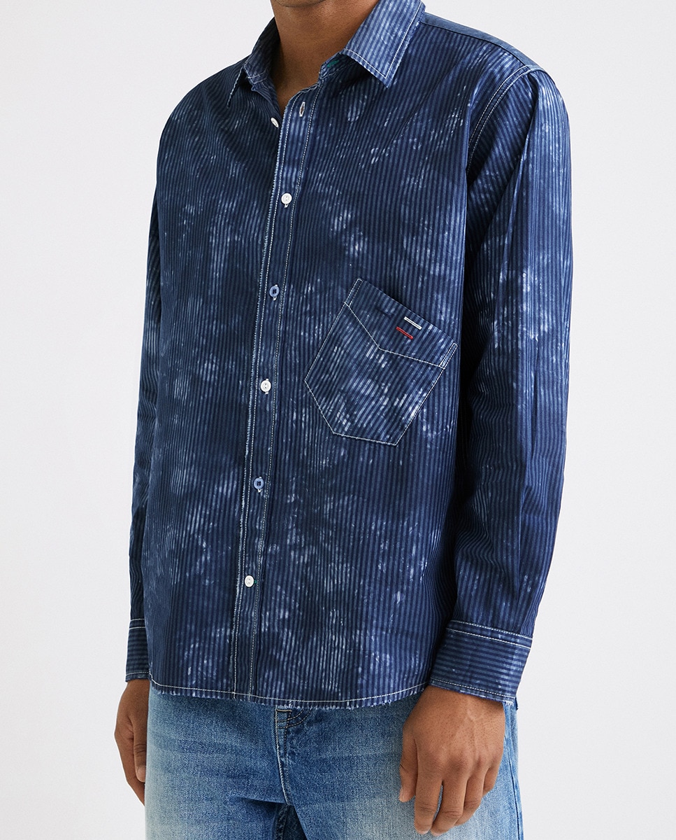 Imagen 0 de Camisa rayas tie-dye