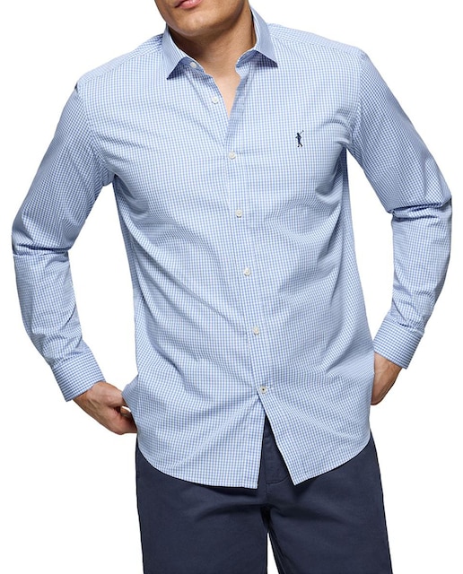 Imagen 0 de Camisa Rigby go slim poplin vichy