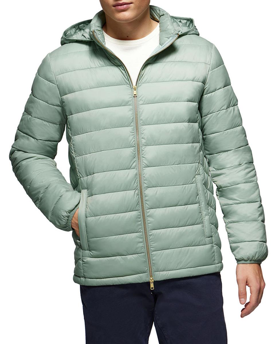 Imagen 0 de Chaqueta Charles ultralight verde jade con capucha y logotipo Polo Club