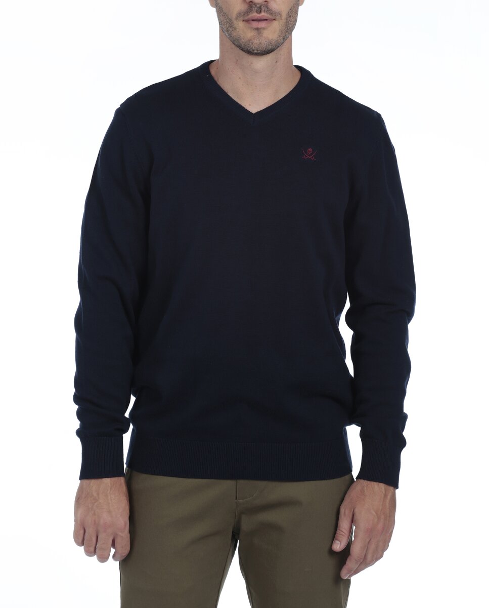 Imagen 0 de Jersey Cuello Pico Hombre Manga Larga