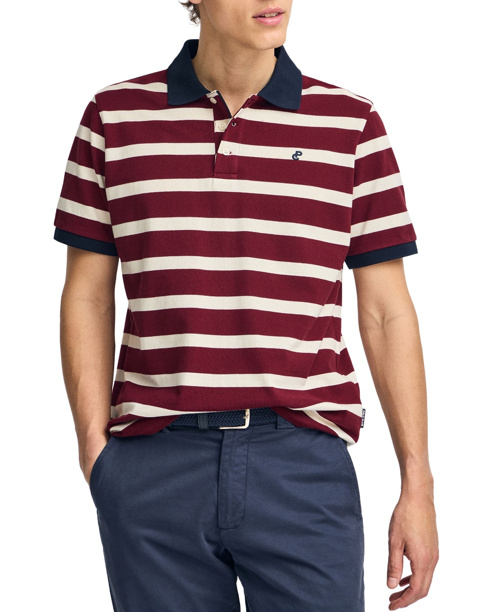Imagen 0 de Polo de hombre cuello acanalado