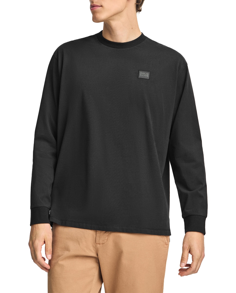 Imagen 0 de Camiseta de hombre cuello redondo acanalado