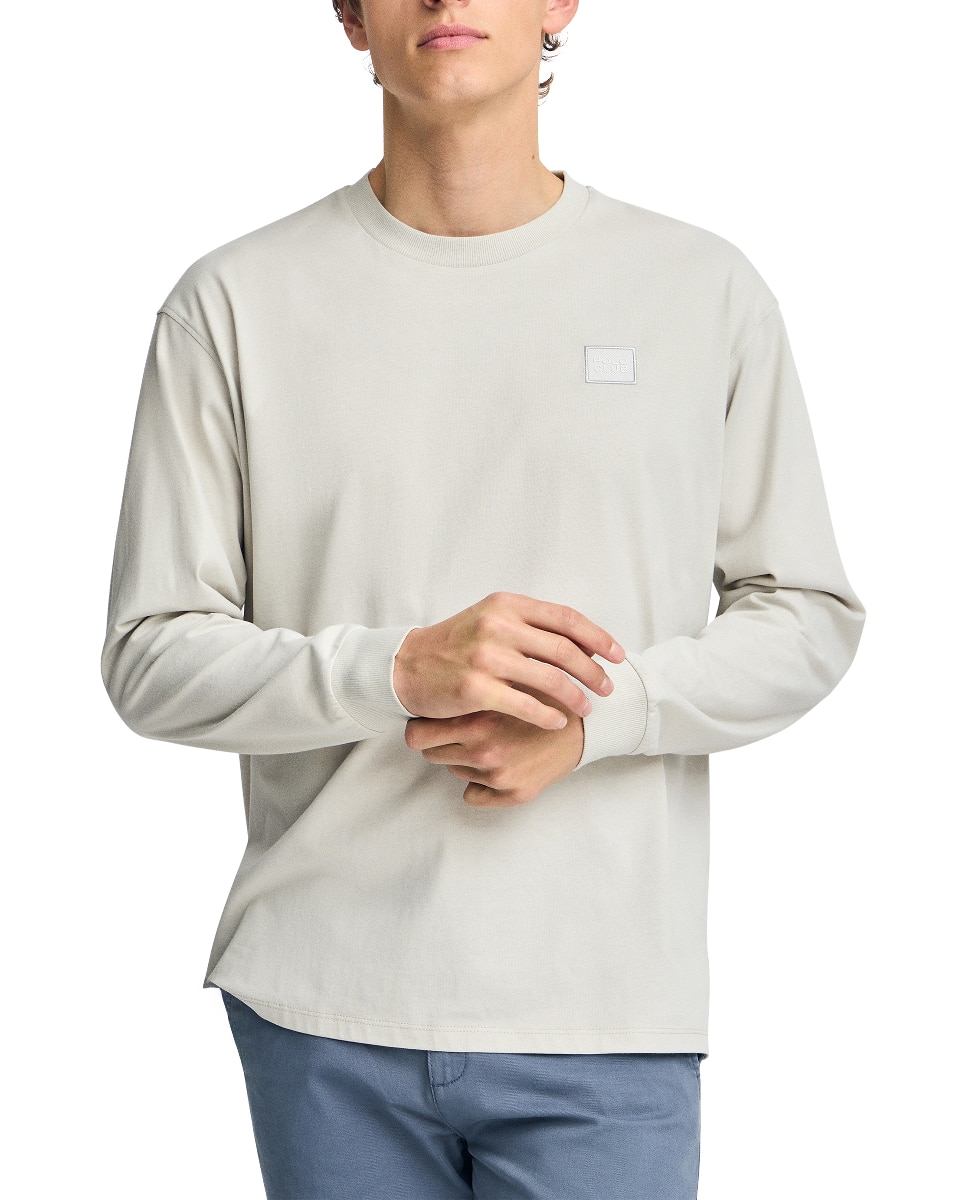 Imagen 0 de Camiseta de hombre cuello redondo acanalado