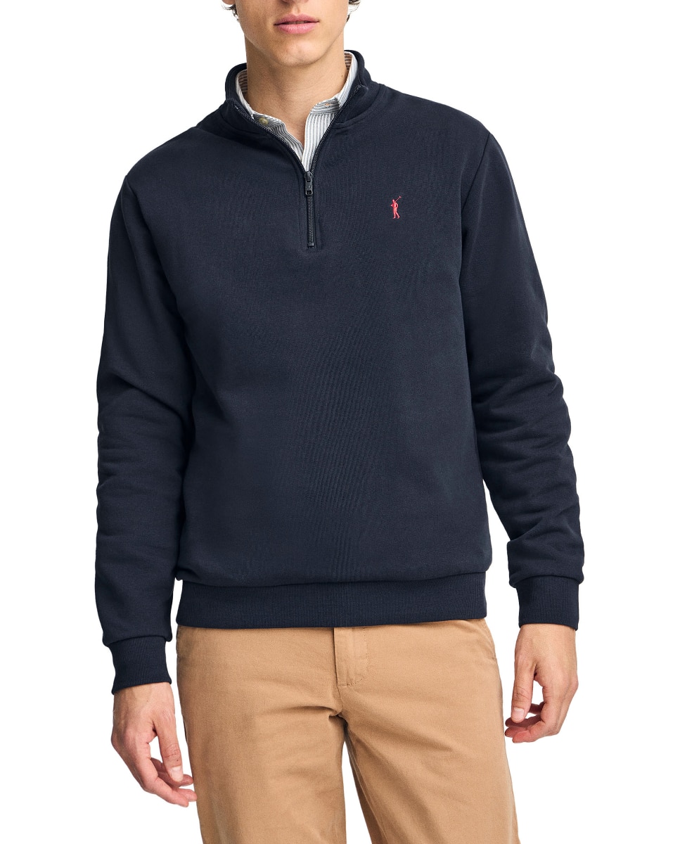 Imagen 0 de Sudadera de hombre media cremallera