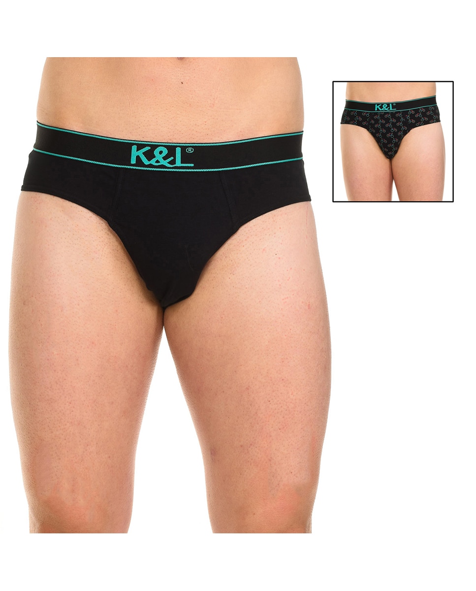 Imagen 0 de Pack 2 slips funny tejido transpirable hombre