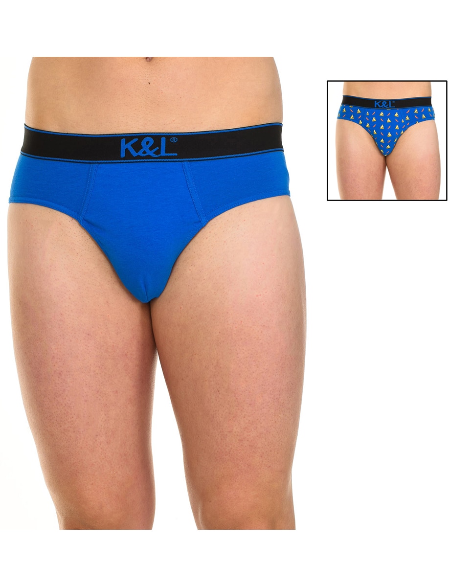 Imagen 0 de Pack 2 slips funny tejido transpirable hombre