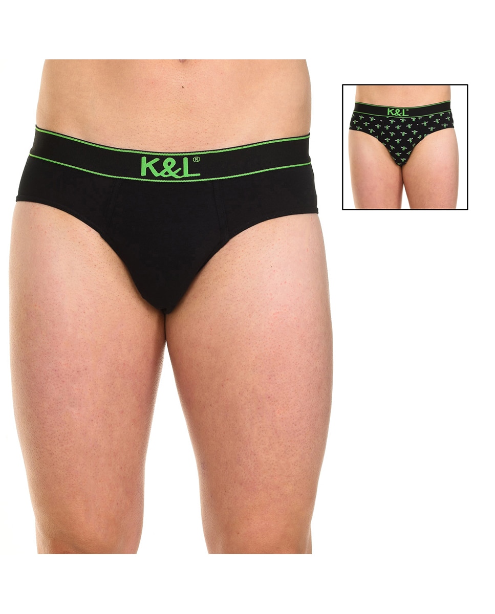 Imagen 0 de Pack 2 slips funny tejido transpirable hombre