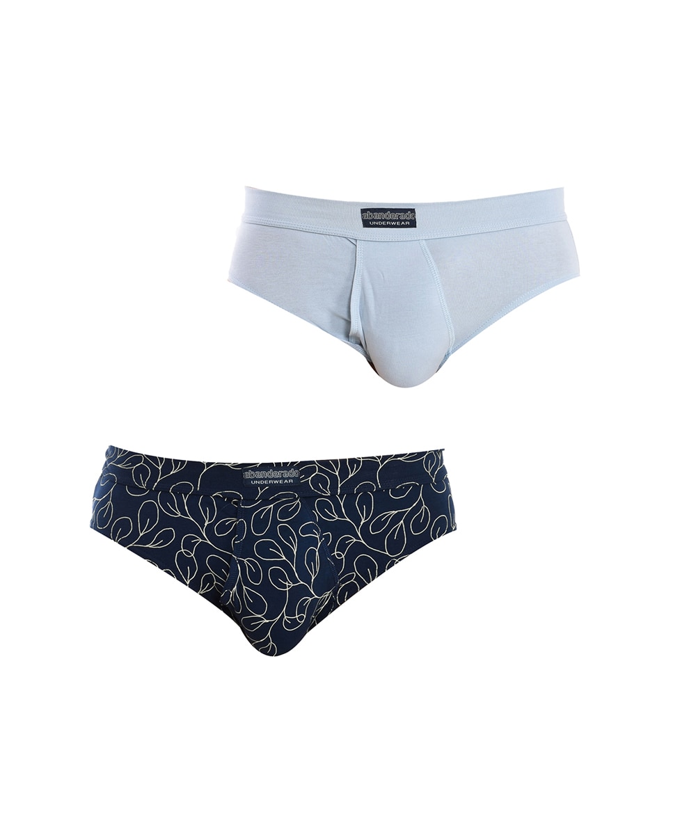Imagen 0 de Pack-2 Slips Ocean tejido transpirable A5379 hombre