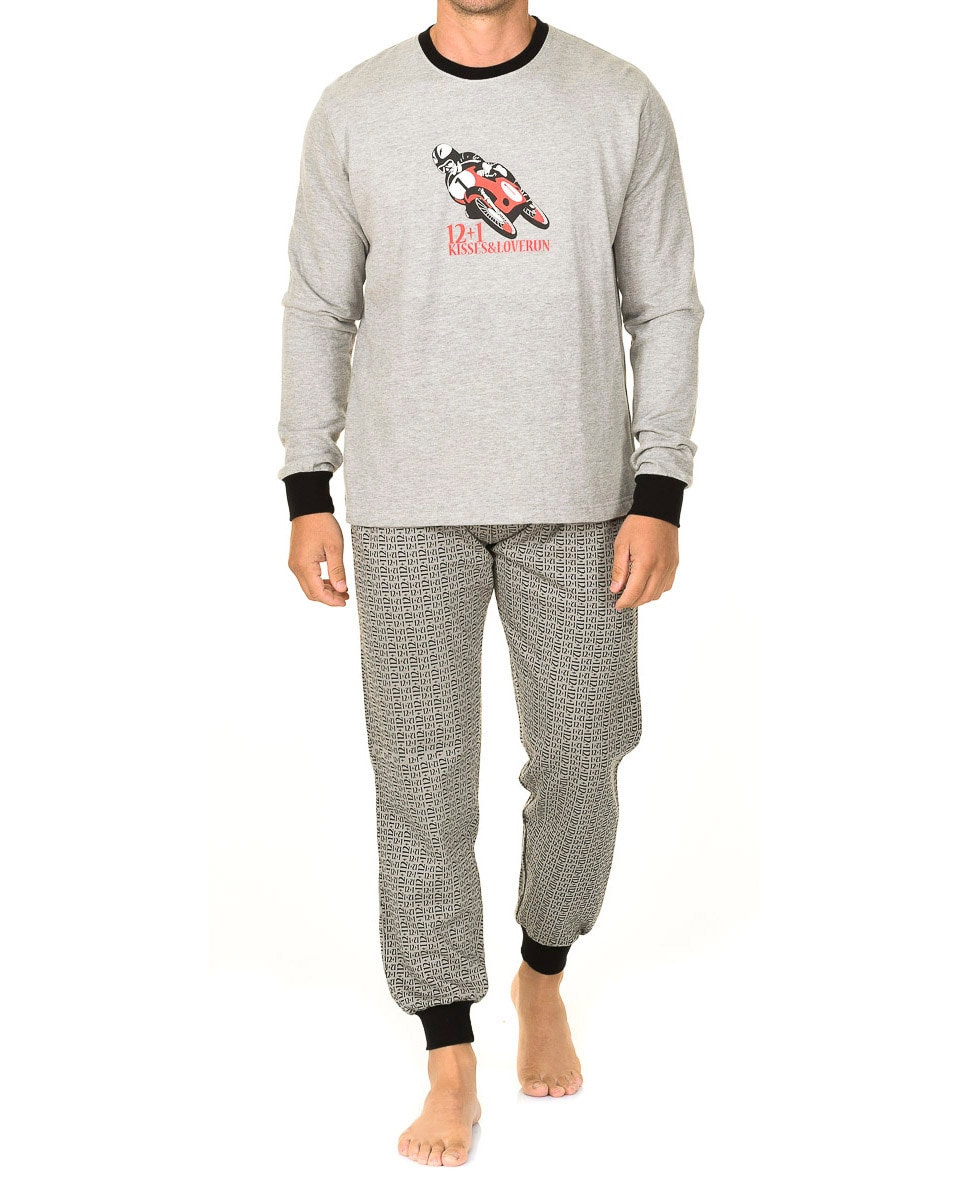 Imagen 0 de Pijama Invierno Afelpado Moto Wind