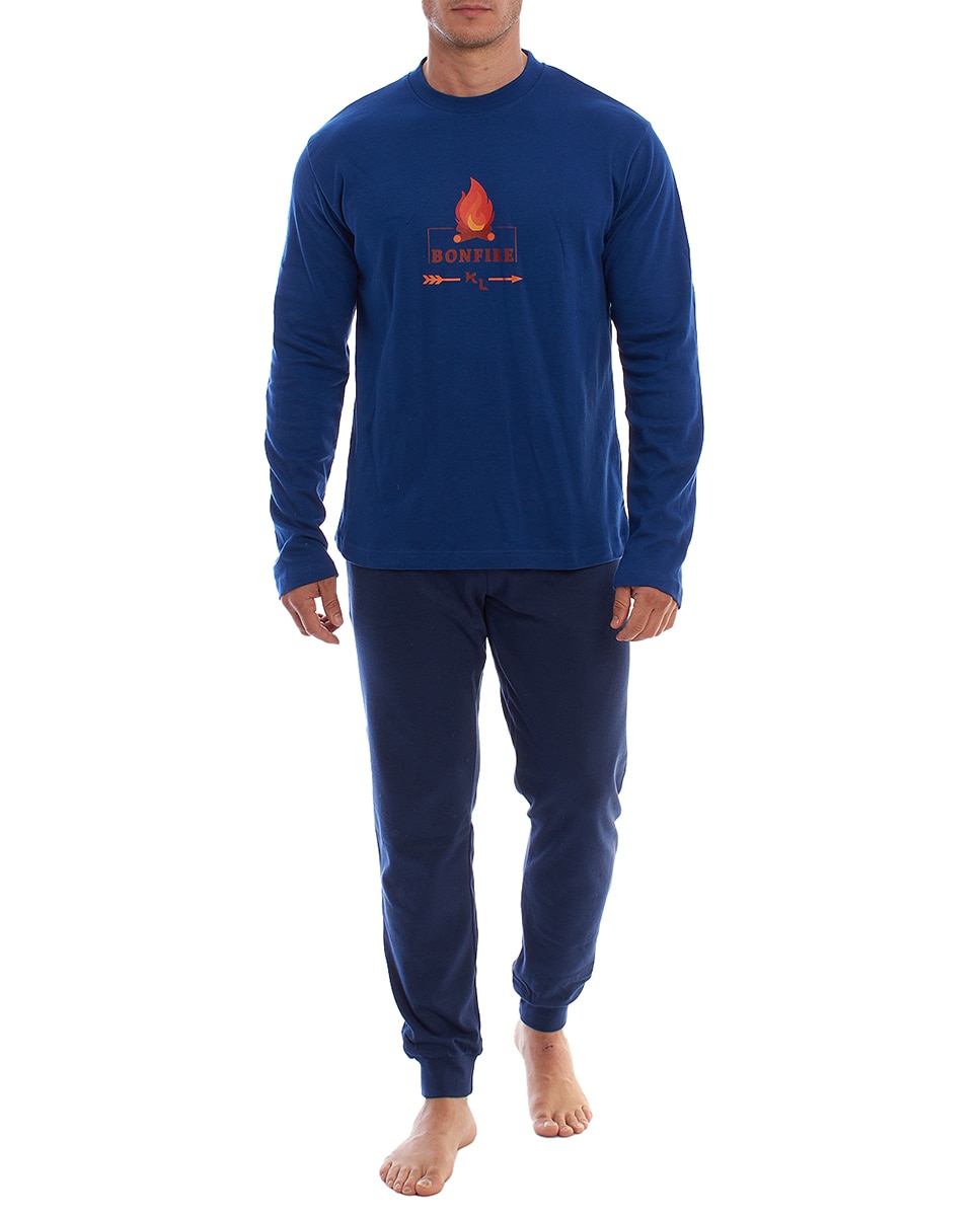 Imagen 0 de Pijama de hombre manga larga kisses&love