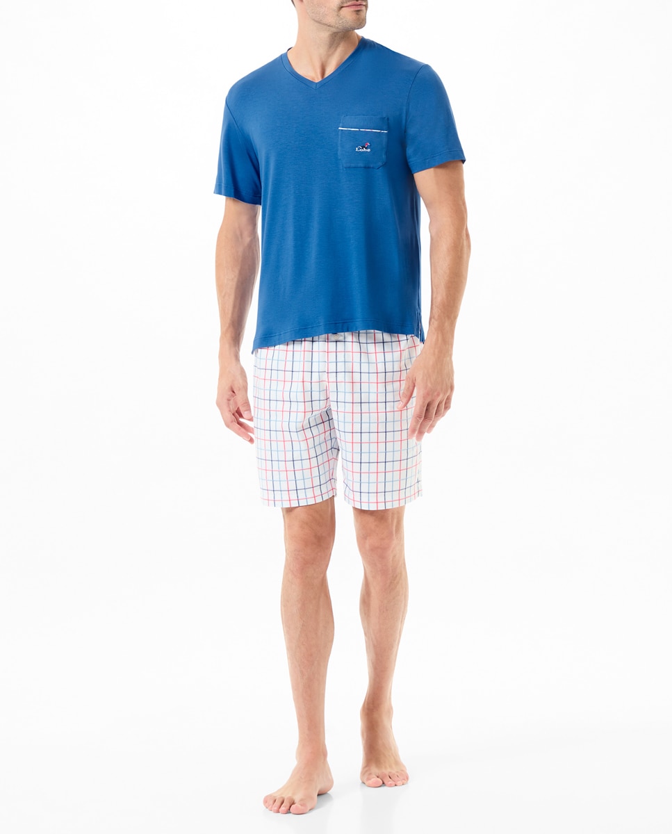 Imagen 0 de Pijama de hombre corto con estampado