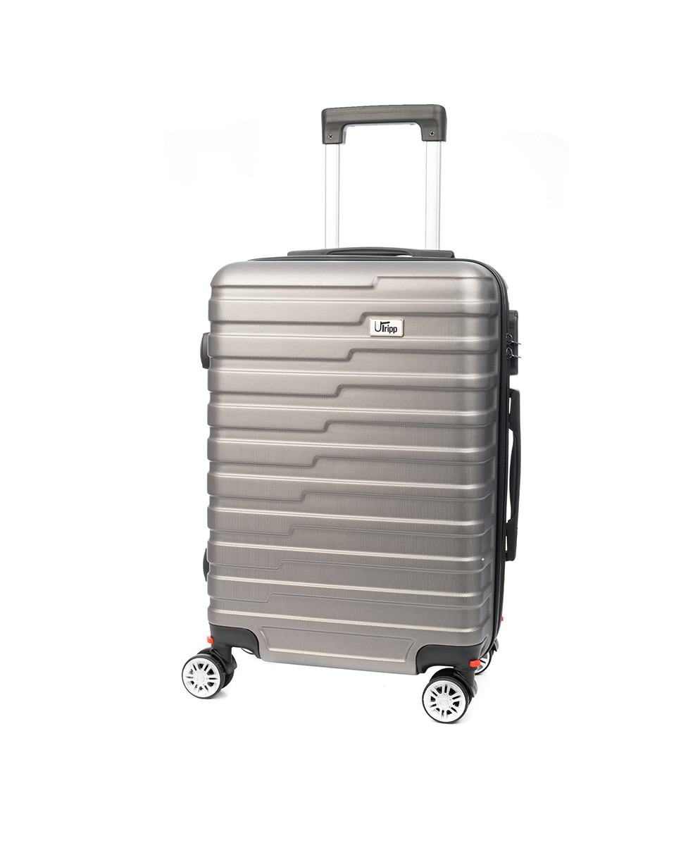 Imagen 0 de Maleta de cabina Trolley en material ligero de ABS de alta resistencia. Cerradura numérica y 4 ruedas dobles extraíbles y giratorias 360°.