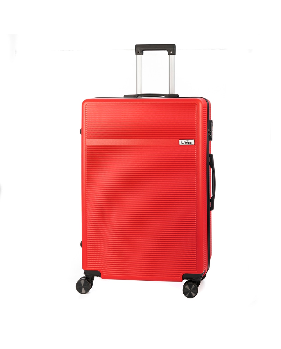 Imagen 0 de Maleta gran volumen trolley rígida ultraligera, de ABS de alta resistencia. Cerradura numérica y 4 ruedas dobles extraíbles y giratorias 360°.