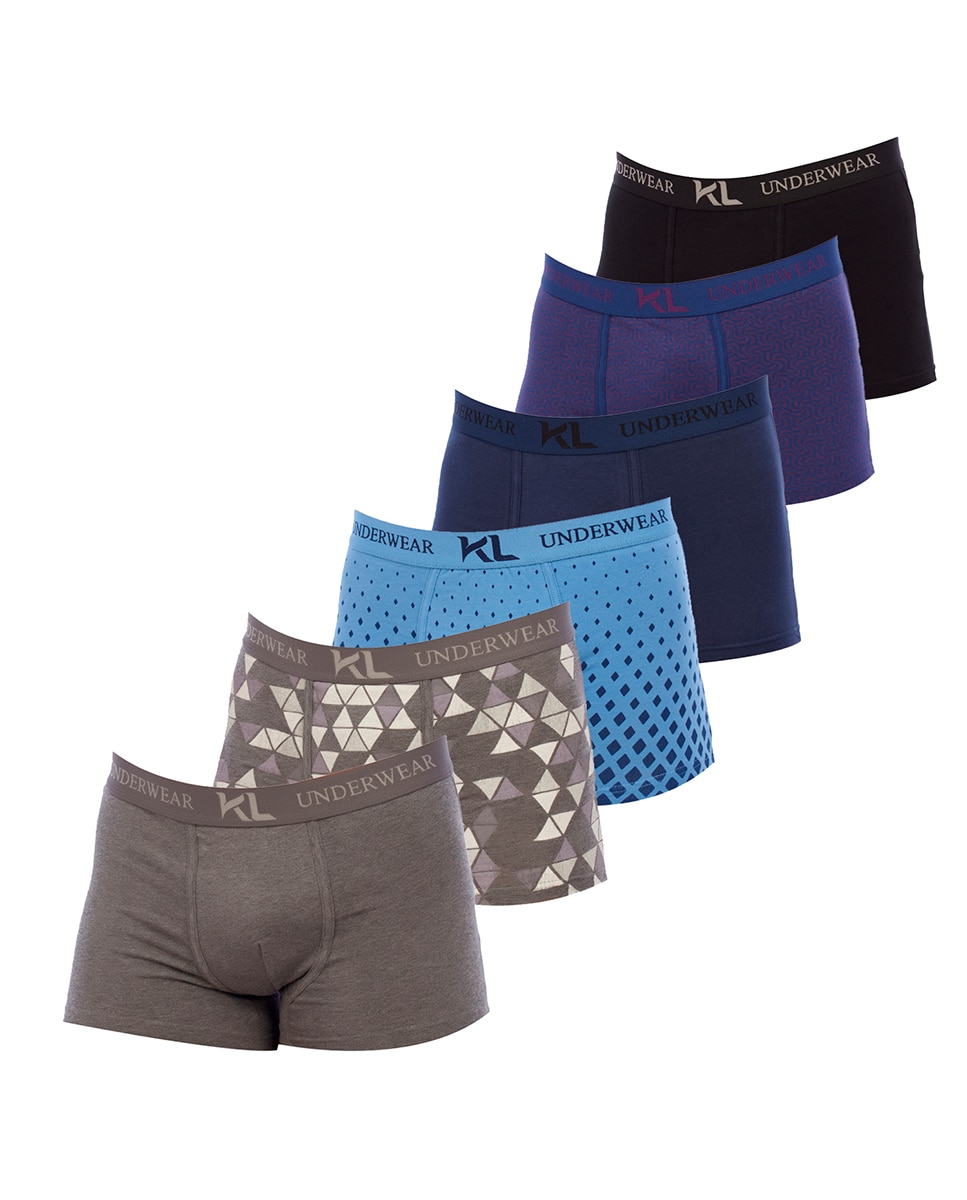 Imagen 0 de Bóxer de hombre estampado pack-6