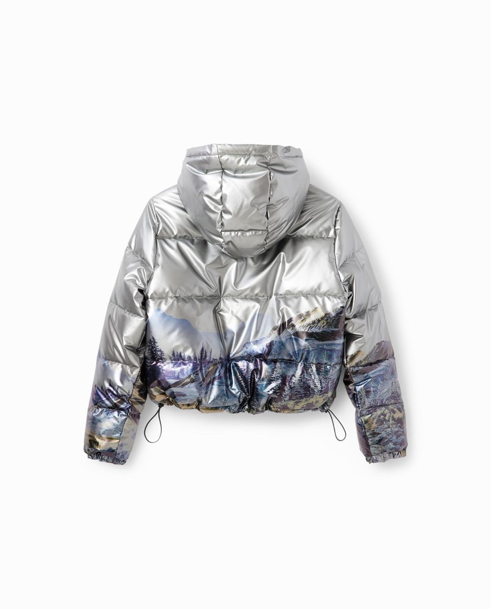 Imagen 0 de Chaqueta corta padded metalizada