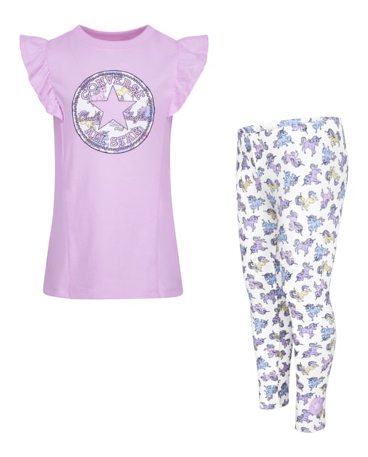 Imagen 0 de Conjunto legging y camiseta