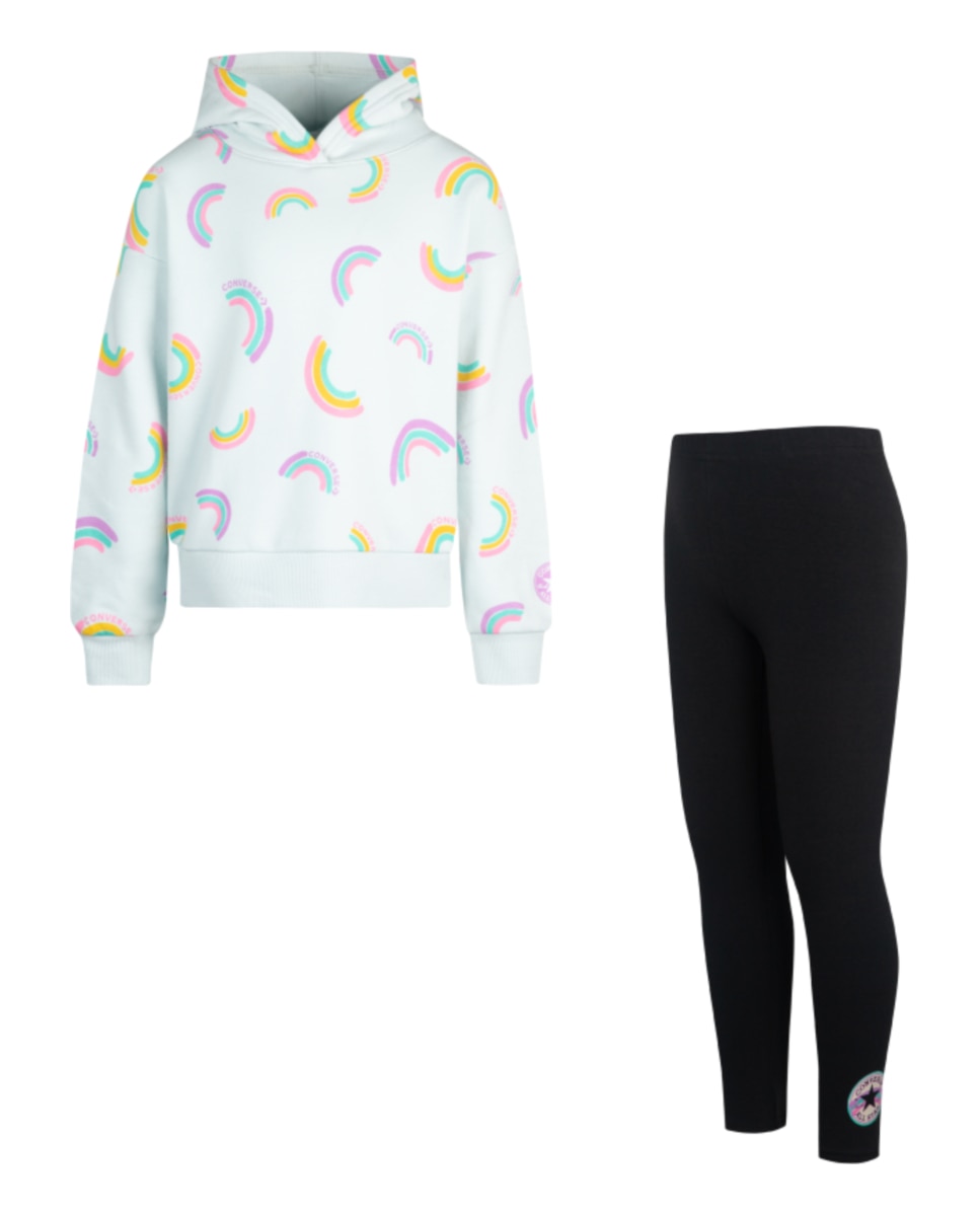 Imagen 0 de Conjunto legging y sudadera con capucha