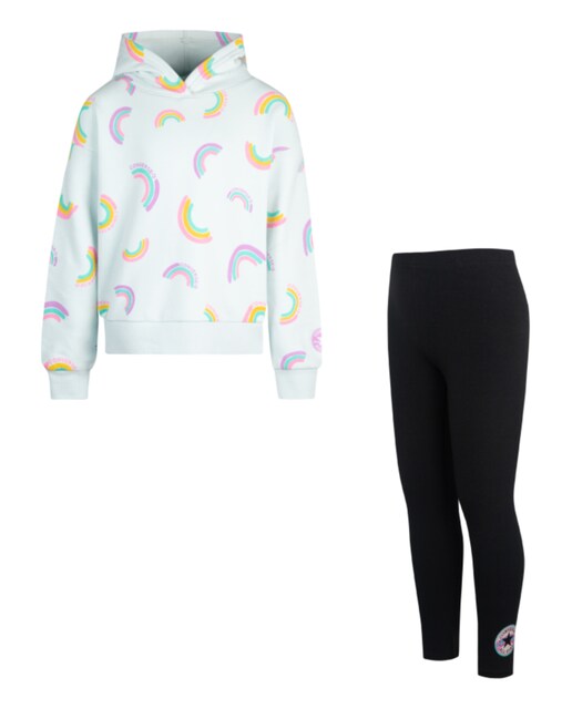 Imagen 0 de Conjunto legging y sudadera con capucha